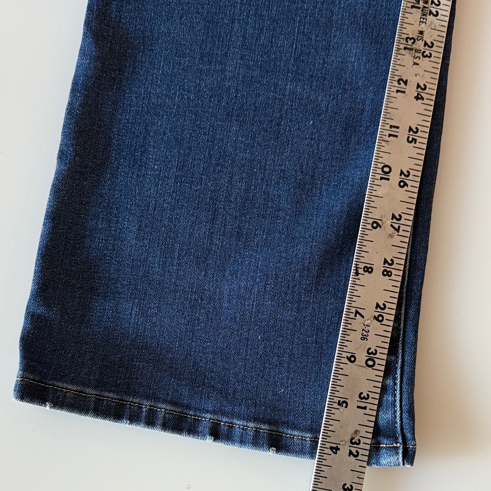Frame Denim Women's Boot Cut Jeans in Dark Blue 11” rise - Picture 8 of 11